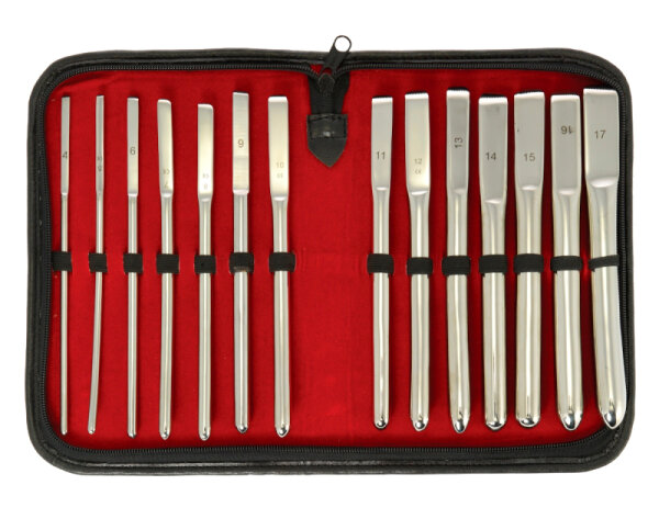14 Pieces Stainless Steel Sounding Set 5-18 mm