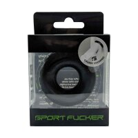 Sport Fucker Chubby Rubber Cockring Black