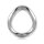 Stainless Steel Flared Cock Ring - Small - 10 mm. Thick Ø 37