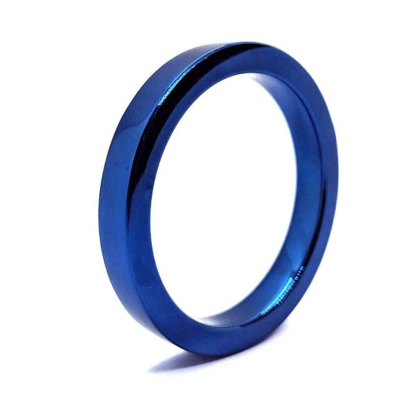 Stainless Steel BlueBoy 8 mm. Ø 45 mm. Flat Body Cock Ring