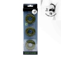 Sport Fucker Chubby Rubber Cockring 3 Pack Army Grün