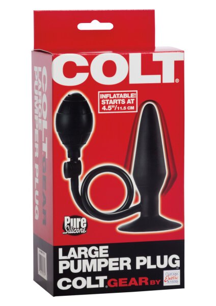 Colt Pumper Plug Large - Black