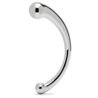 The Curvy Stainless Steel Double Ended G-Spot Dildo