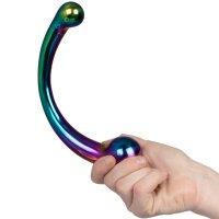 The Rainbow Curvy Stainless Steel Double Ended G-Spot...