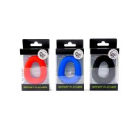 Liquid Silicone Hero Ring Blue