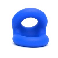 Liquid Silicone Rugby Ring Blue