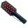 Leather Hit Me Paddle With Studs Black - Red