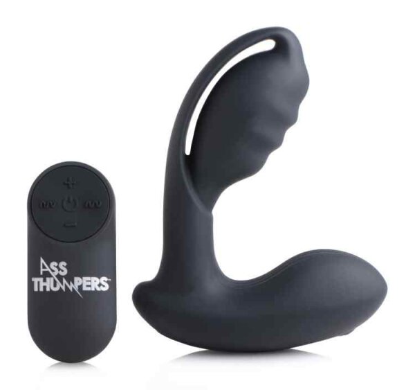 7X P-Strap Milk & Vibe Prostate Stimulator With Cock & Ball