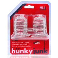 Hünkyjunk Elong Nipple Suckers (2x) - Clear