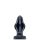Oxballs Airhole Small Finned Buttplug - Black 4,55 cm