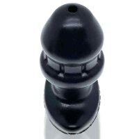 Oxballs Drain-O Flow-Thru Buttplug - Black - Small