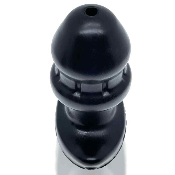 Oxballs Drain-O Flow-Thru Buttplug - Black - Large