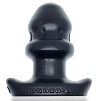 Oxballs Drain-O Flow-Thru Buttplug - Black - Large