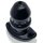 Oxballs Drain-O Flow-Thru Buttplug - Black - Large