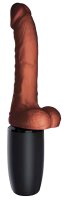 King Cock Plus 7,5" Thrusting with Balls Brown