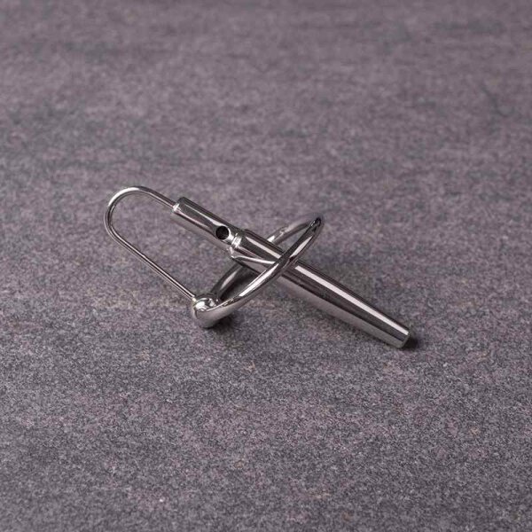 Hollow Penisplug with Glansring 25 mm