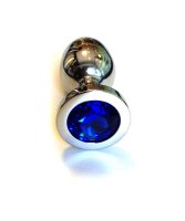 Jewel Buttplug Large Blue 3,7 cm