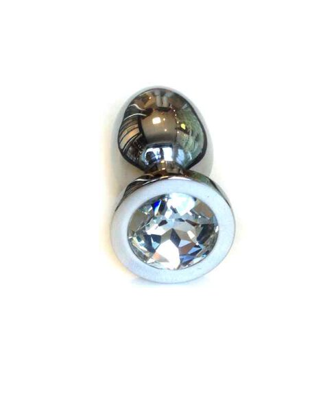 Jewel Buttplug Medium Clear 2,9 cm