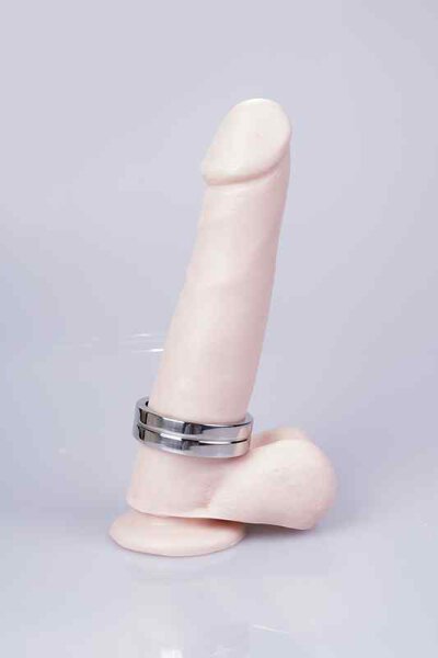 Steel Extra Thick Cockring 15 mm wide 50 mm