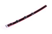 Deluxe Bondage Collar Black & Red