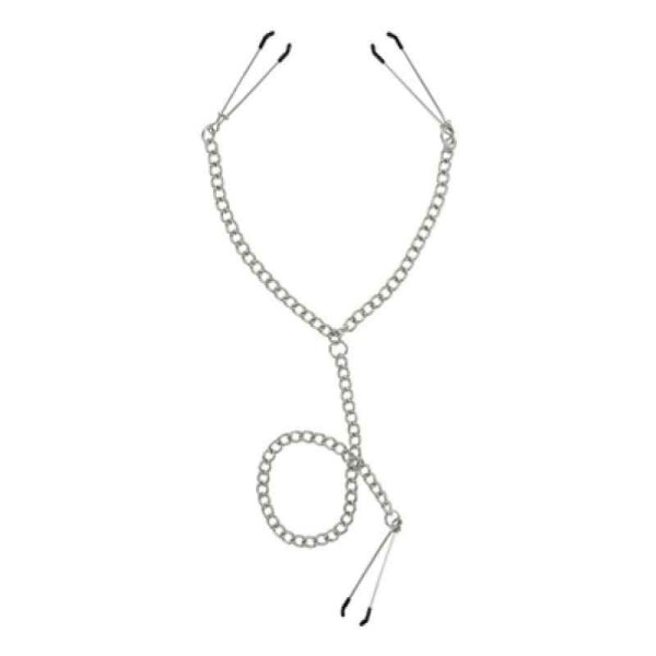 Master Series Nipple to Clit Tweezer Clamp Set