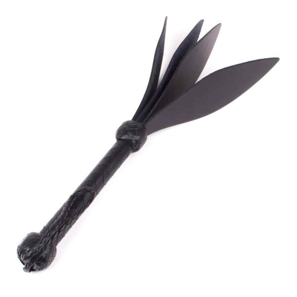 3-Fold Spade Slaper - Black Leather