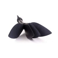 3-Fold Spade Slaper - Black Leather