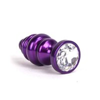 Aluminum Alloy Anal Plug 1 Purple