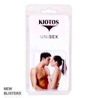 Kiotos - Heartshaped Jewelled Ribbed Buttplug 4 cm
