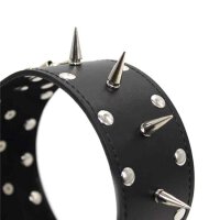 Leather Collar Spiked