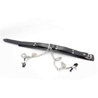 Collar with Nipple Chain