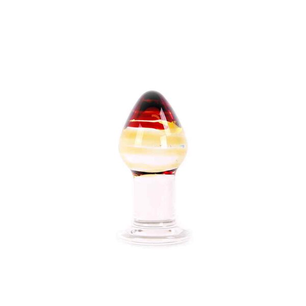 Kiotos - Glass Dildo Color Butt Plug 4 cm