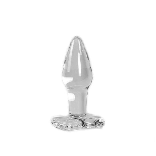 Kiotos - Glass Dildo Clear Butt Plug 4,2 cm