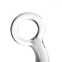 Kiotos - Glass Dildo Clear Butt Plug & O-ring 4 cm
