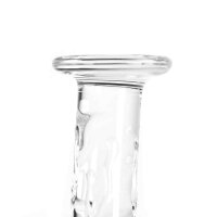 Glass Dildo Clear Penis Round