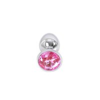 Buttplug Aluminium Pink Small 3 cm