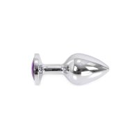 Buttplug Aluminium Purple Medium 3,5 cm