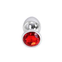 Buttplug Aluminium Red Large 4,0 cm