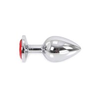 Buttplug Aluminium Red Large 4,0 cm