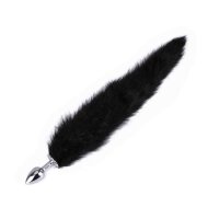 Kiotos - Fox Tail Plug Black Short 2,8 cm