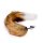 Kiotos - Fox Tail Plug Brown & White Short 2,8 cm