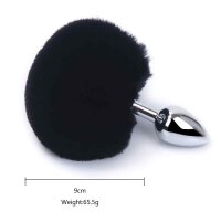 Bunny Tail Black