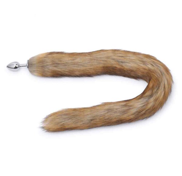 Kiotos - Fox Tail Plug Brown Long 2,8 cm