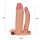 Pleasure X-Tender Vibrating Double Penis Sleeve Flesh 1