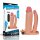 Pleasure X-Tender Vibrating Double Penis Sleeve Flesh 1
