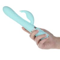 Pillow Talk Lively Rabbit Vibrator Teal
