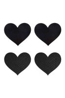 Peekabo Pasties Classic Black Hearts