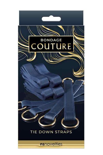 Bondage Couture Tie Down Straps Blue