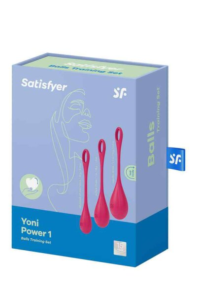 Satisfyer Yoni Power 1 Training Set Red