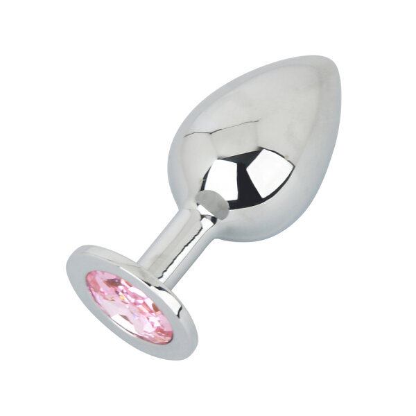 Silver Jewelry Anal Plug (L)